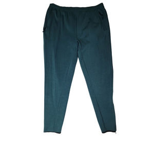 L.L. Bean Mens High Rise Pull-On Sweatpants Straight Legs Green Size L Tall